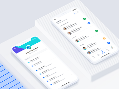 Telemedicine — Healthcare & Medical App - Book Appointment app app design application booking calendar clean design doctor app doctor appointment healthcare healthcare app interface ios medical app medicine minimal mobile app mobile ui ui ux