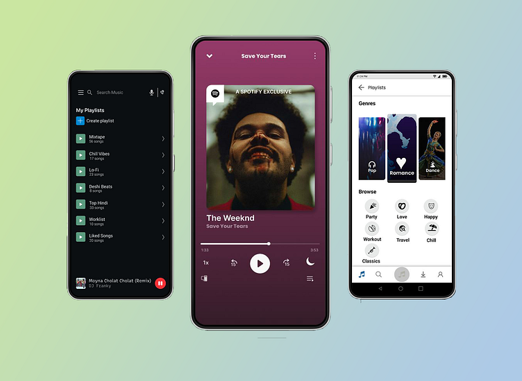 UI UX Design For Music Streaming App by Solaiman Sifat on Dribbble