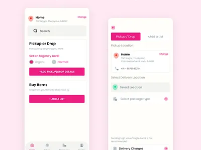 Document Pick Drop App app appdesign design ui