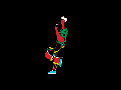 The Party | Zero adobe illustrator app behance character character design character designer coca cola coca cola illustration coca cola zero coke illustration coke vector design flat character design flat design illustration illustrator minimal illustration outline character design procreate vector