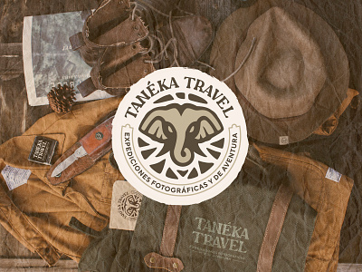 Tanéka Travel - Travel Agency africa african agencia animal animales branding elefante elephant expedition explore nature photography safari travel travel brand travel logo travelling tribal viajes zoo