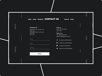 Daily UI #22. Contact US contact us dailyui design graphic design ui