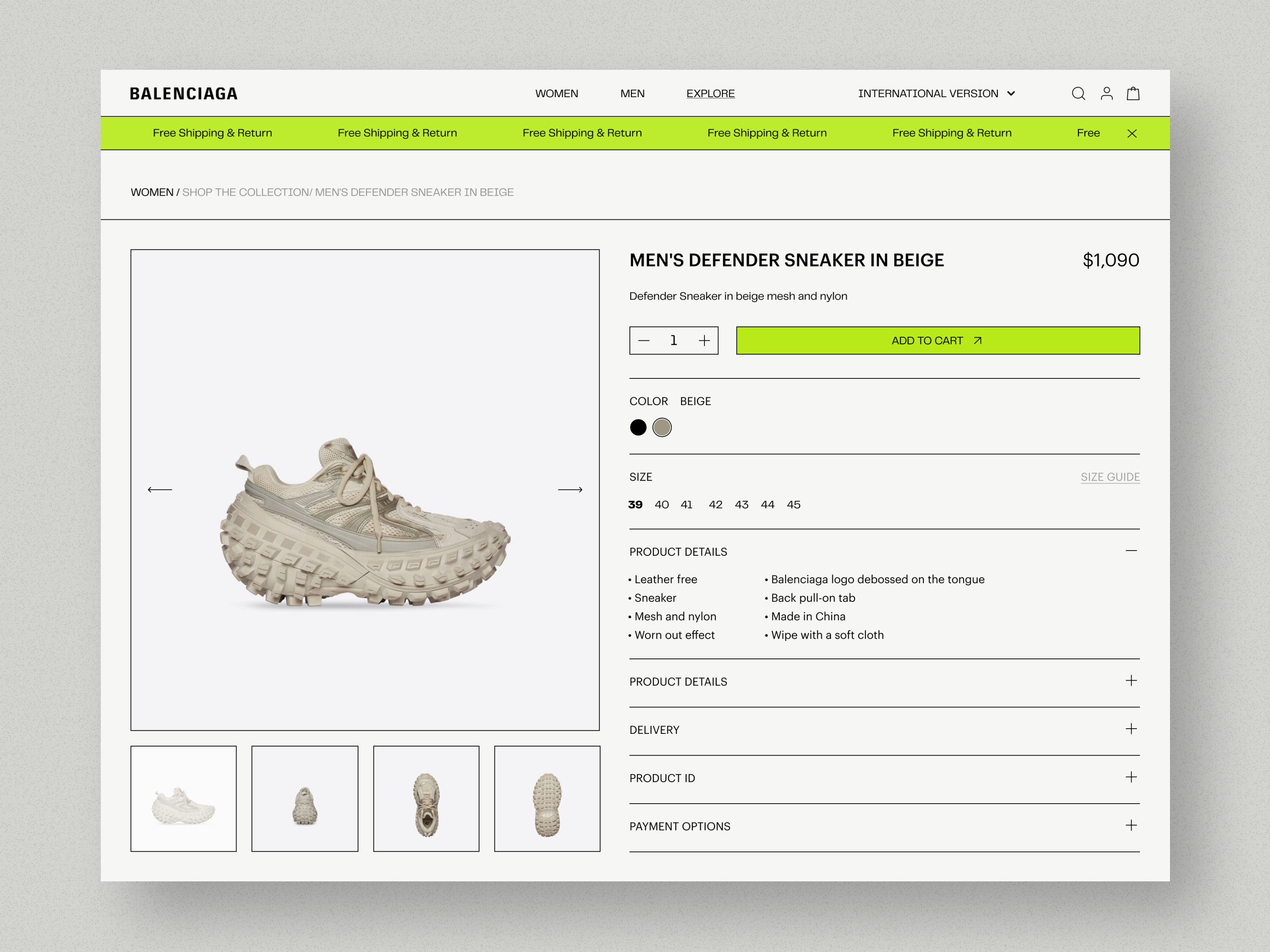 Example of Website Design Audit