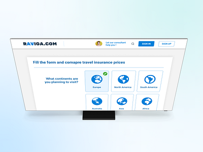 RAVIGA - Purchasing an insurance has never been so intuitive 🤩 app branding design graphic design illustration logo typography ui ux vector