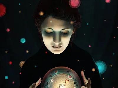 FOCUS FORWARD art conceptual digital editoral health illustration science