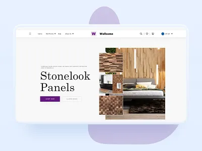 Wooden wall classic design