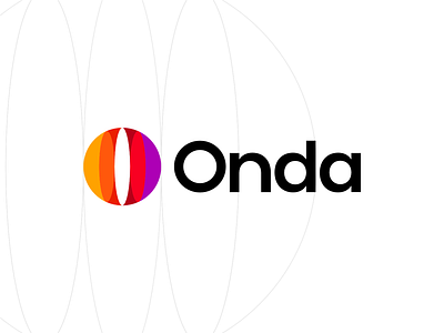 Onda, logo design for sports stats and data analytics saas, daas analytics colorful graph daas data esports graphic chart letter mark monogram logo logo design minimalist modern o onda ripple saas sports statistics stats wave waves