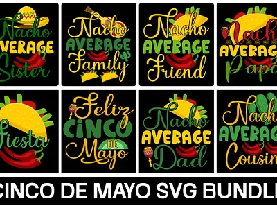 CINCO DE MAYO SVG BUNDLE cinco de mayo fiesta shirt