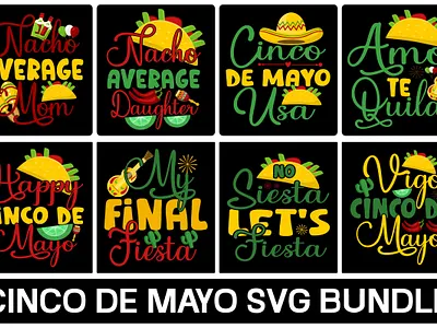 CINCO DE MAYO SVG BUNDLE cinco de mayo fiesta shirt