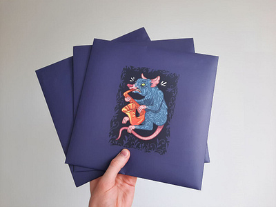 Jazz Rat art illustration print