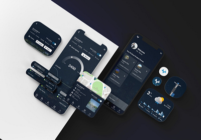M-Smart App design ui