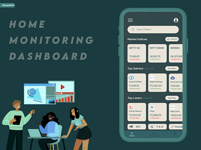 Home Monitoring Dashboard DailyUI021 app design daily ui 021 daily ui challenge dailyui dailyui 021 dashboard dashboard ui home monitoring home monitoring dashboard mobile app design mobile app ui design mobile ui design product app design ui