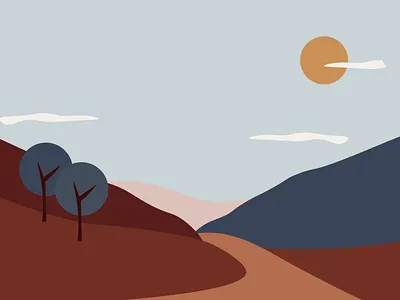 Landscape l Illustration illustration
