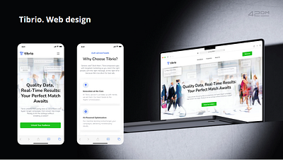 Tibrio. Web design ux