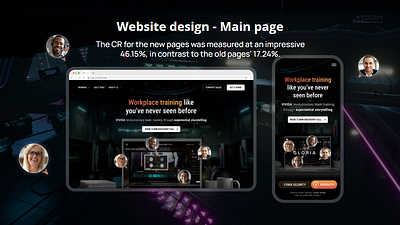 Website design - Main page ui