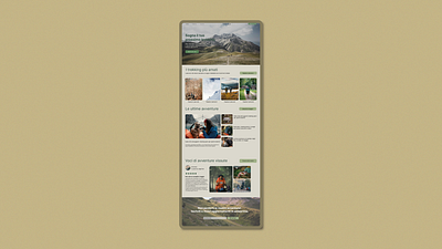 Travel agency website | Trekking Tours website adventure adventure web site branding creative web creative website design home page landing page mobile mobile first travel agency ui web design webdesign website