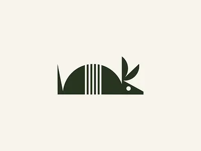 Armadillo animal logo armadillo brand branding geometric animal graphic design logo logo design logo designer logodesign logomark logos