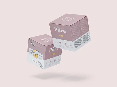 Box Package Design - Pure adobe illustrator branding graphic design graphicdesign graphicdesigner logo package packagedesign portfolio