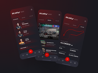 Formula 1 App app design cars design f1 f1 app formula 1 losing mobile app mobile ui racing ui uidesign uiux winning