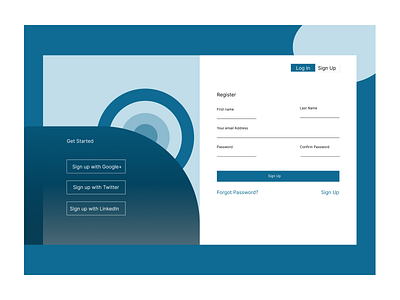 Sign up page #Daily UI Challenge uiux design web application