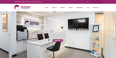 Noarlunga House Dental graphic design graphic designer logo design web design web design company web designer