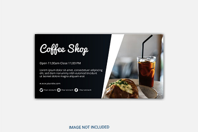 coffee shop web banner energy