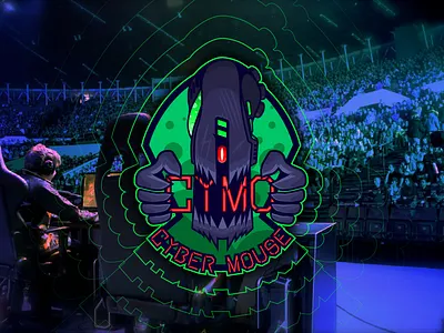 Cyber mouse - esports team logo design branding corporate identity design digital art esports esports logo for sale game games graphic design illustration logo logo design logotype order sport team vector