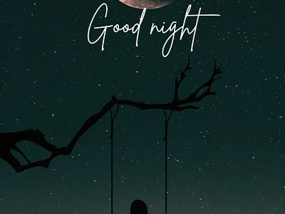 Moonlight girl, says goodnight design graphic design illustration logo typography ui vector