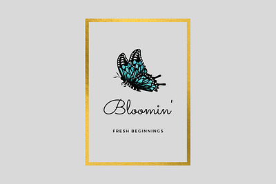 Bloomin' logo spring ui branding design