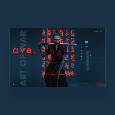 Art Of War - Website Ui Design Concept ar of war chinese design design graphic design nft photography product design ui ui design ux ux design web design web designer