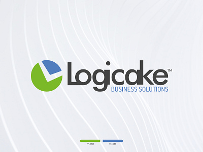 Logicake Logo Design app branding design graphic design illustration logo typography ui ux vector