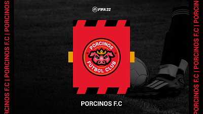 PORCINOS F.C - redesign logo branding design esports fifa gaming graphic design illustration logo mascot pig porcinos vector