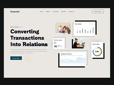 Agency Landing Page anik deb best clean design design system designer dribbble best shot landing page minimal top ui designer uiux uiux designer ux designer web web design web designer website website concept website design