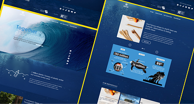 One Tide website - Official branding clean color design web development webflow