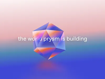 prysm . xyz - editorial illustration crypto figma gradient vector web3