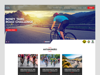 Tatra Cycling Events Website app branding design graphic design illustration logo typography ui ux vector
