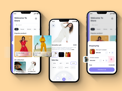 E-commerce Mobile App app branding buy design ecommerce fashion feature graphic design illustration interface logo marketing mobile money purple sell style ui ux