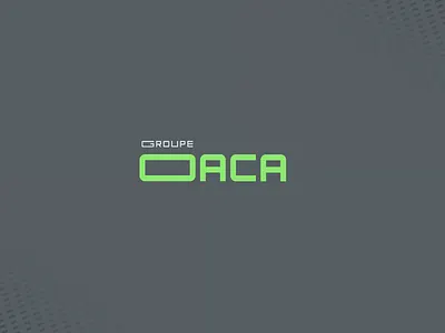 Identité visuelle OACA colors identité visuelle logo metallerie typographie usinage