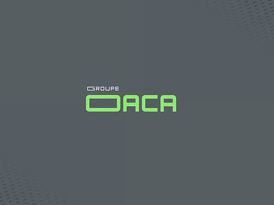 Identité visuelle OACA colors identité visuelle logo metallerie typographie usinage