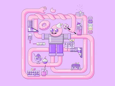 Involute folks 6 animation character character design dribbble illustration illustrator