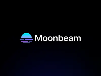 Moonbeam - Logo Redesign beam bitcoin branding crypto design eth ethereum graphic design illustration logo mascot moon moonbeam network nft smart contract token ui vector web3