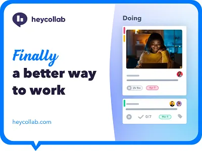 Heycollab project management UI project management saas tool ui