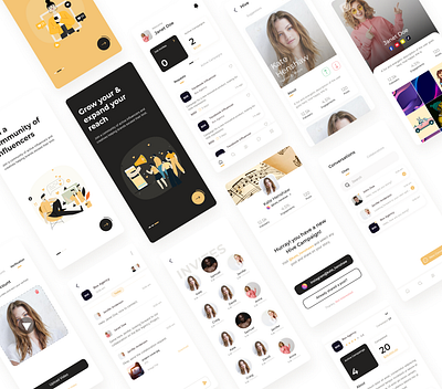 Viral Bee Redesign app interaction design ui design user flow ux design uxdesign