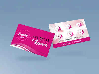 Loyalty Card graphic design loyalty card