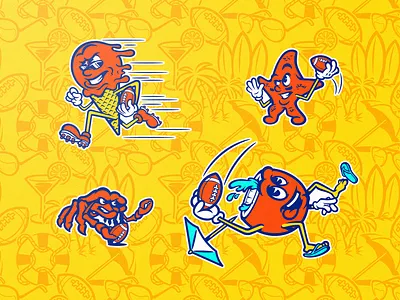 Beach Flag Cup characters 2 beachflag beachflagcup beachflagfootball characterdesign cocktail design divingcatch flagfootball icecream illustration logo design mascotdesign sportsbranding sportsdesign sportsidentity starfish starqb stonecrab vector vectordesign