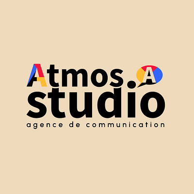 Atmosphère Studio branding graphic design logo mar typography vector