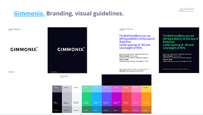 Gimmonix. Branding, visual guidelines. ui