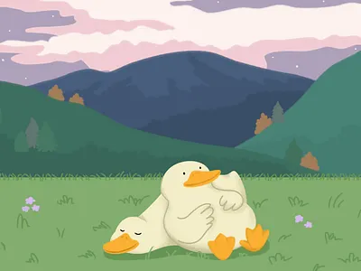 Lord Pato cartoon character cute digitalart illustration vector