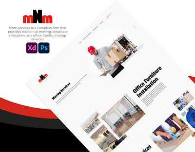 mNm adobe xd branding case study design graphic design illustration landing page logo photoshop ui vector web design website