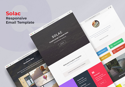 Solac - Responsive Multiporpuse Email with Online Editor stampready